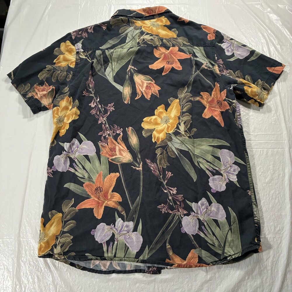 Roark Journey Classic Fit Hawaiian Shirt Mens M Floral Short Sleeve Button Up - Picture 5 of 9